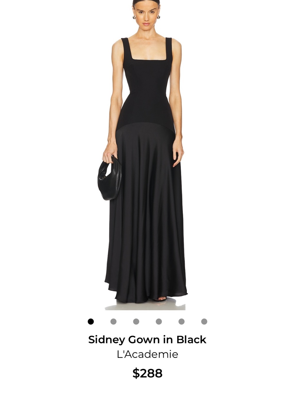 L'Academie Sidney Maxi Gown in Black